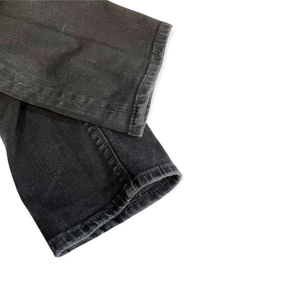 Lucky Brand Low Rise Stretchy Ripped Lolita Skinny Black Denim Jeans Size 6/28 - Picture 6 of 7